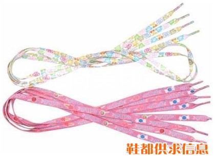 彩色鞋带，环保鞋带，儿童印花鞋带