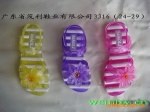 Z高级水晶工艺鞋吹气鞋塑料鞋